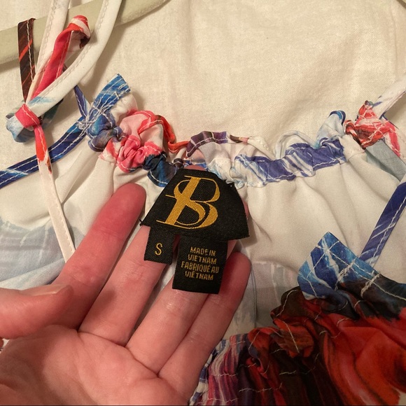 Anthropologie NWOT trapeze maxi dress - Picture 5 of 5